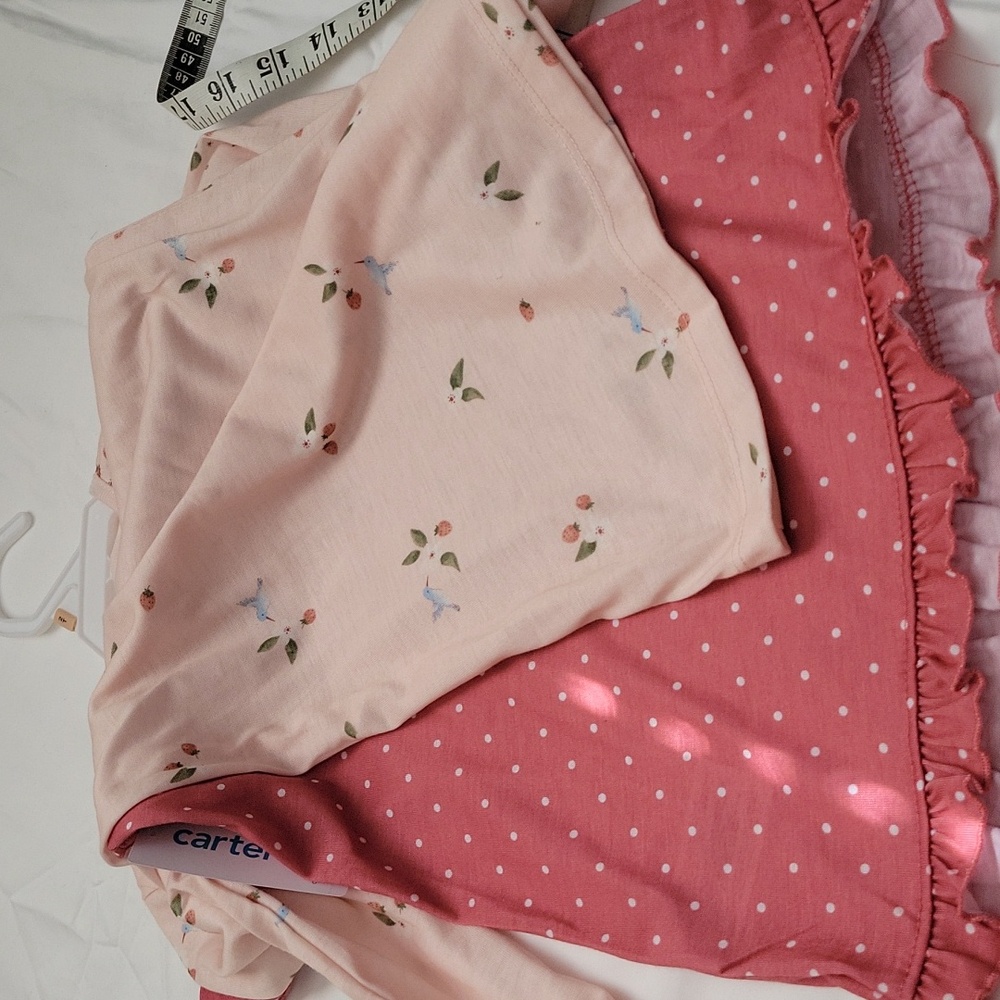 NEW Carter's Multicolor Nightgown Set 2 pieces. Sleepwear for girls. SIZE 2T. - Picture 13 of 13